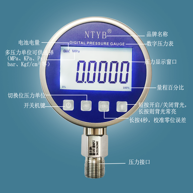 數字顯示壓力表s200